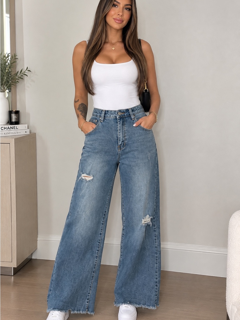 K Jeans Cropped